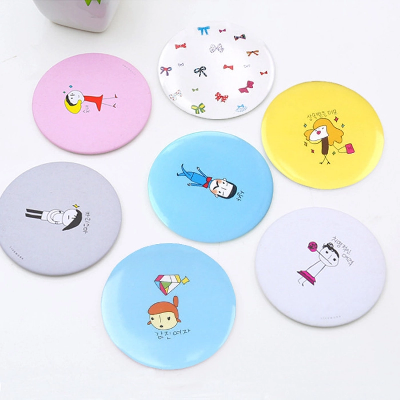 Product image KAHASIL - Kaca Cermin Bulat Mini Kecil Make Up Travelling Motif KMJ080 all variant all variant
